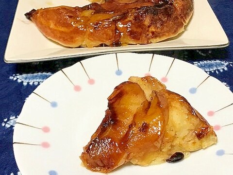 りんごとクランベリーのフライパンケーキ